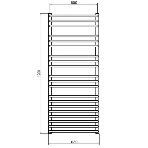 Полотенцесушитель ГРОТА FORTE 63/120