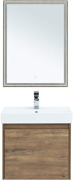Зеркало Aquanet Nova Lite 60 дуб рустикальный LED