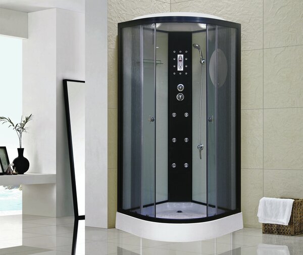 Душевая кабина Niagara NG-1901-01 (900х900х2200) низкий поддон (16см) стекло ТОНИРОВАННОЕ