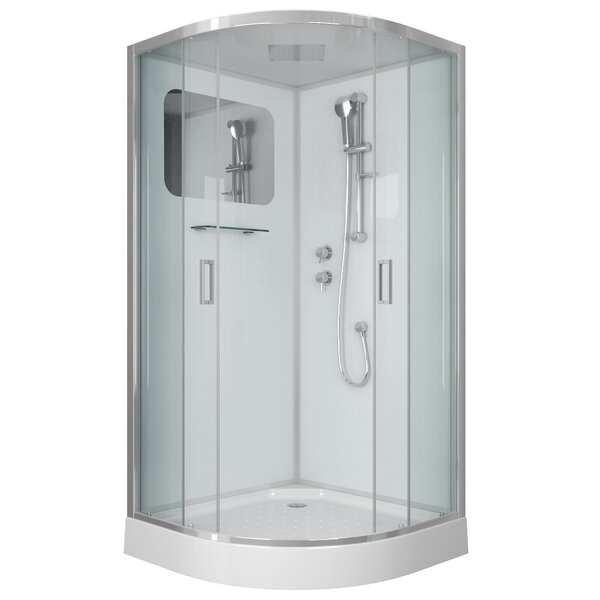 Душевая кабина Niagara NG- 6001-01 (900х900х2100) низкий поддон (16 см) стекло ПРОЗРАЧНОЕ
