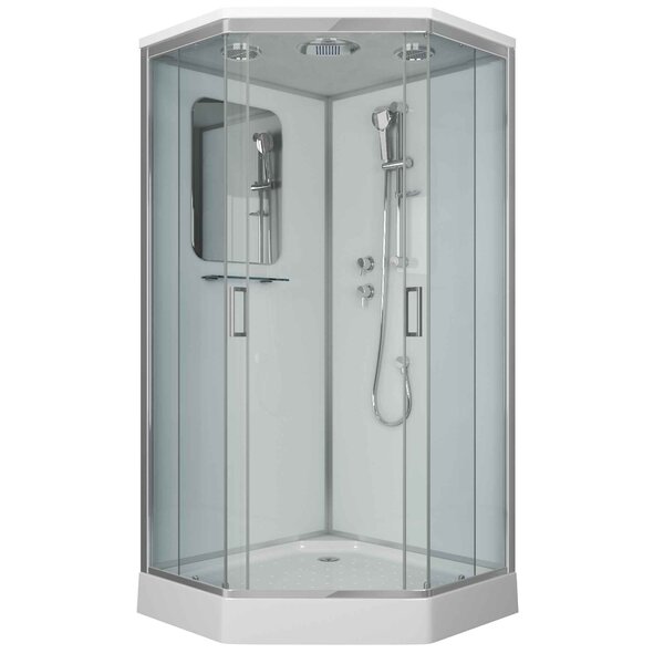 Душевая кабина Niagara NG- 6002-01D (1000х1000х2200) низкий поддон (16 см) стекло ПРОЗРАЧНОЕ
