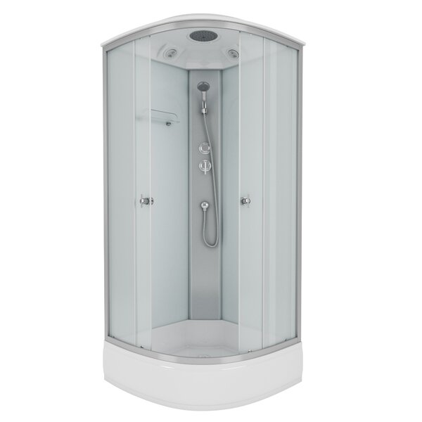 Душевая кабина Niagara NG- 3304-14 (900х900х2150) низкий поддон (26см) стекло МАТОВОЕ