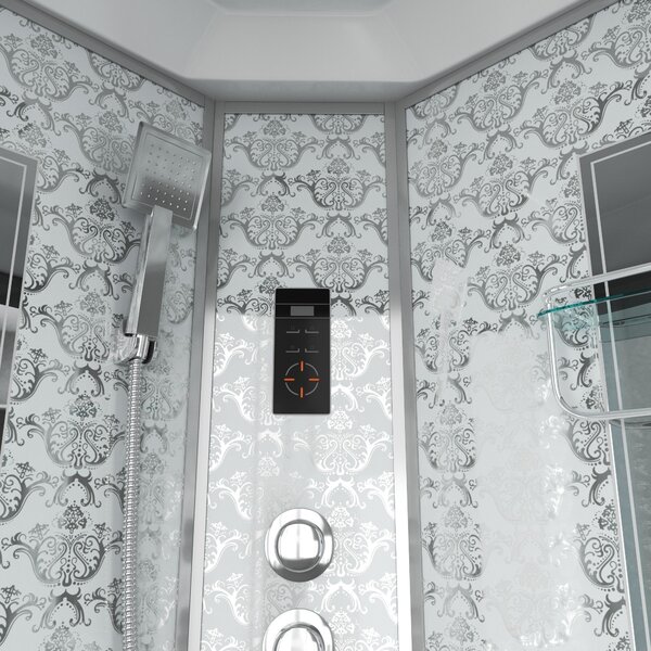 Душевая кабина Niagara NG-7790W (900x900х2150) высокий поддон стенки БЕЛЫЕ