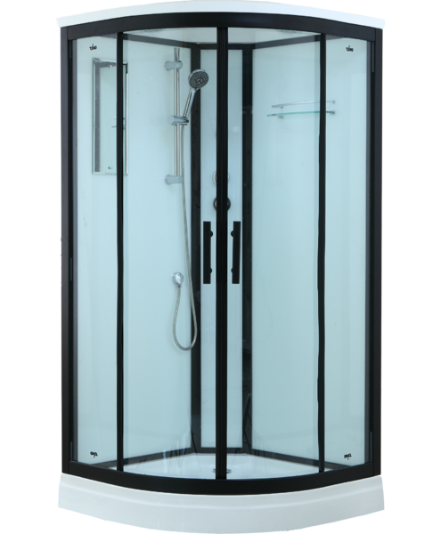 Timo Standart T-6609 Black душевая кабина (90*90*220)