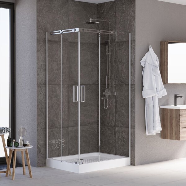 Душевое ограждение Grossman GR-3120R Galaxy 120*80*190 прямоугольник, двери раздвижные