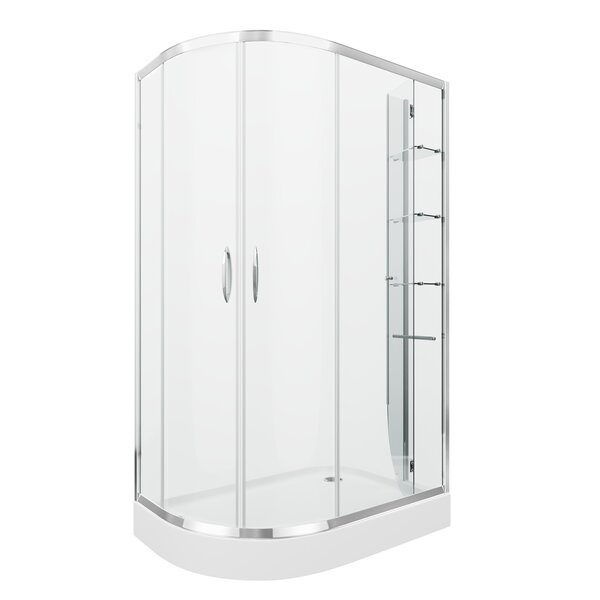 Душевое ограждение Grossman  GR-9120L Classic 120*80*185 с ПОДДОНОМ двери раздвижные