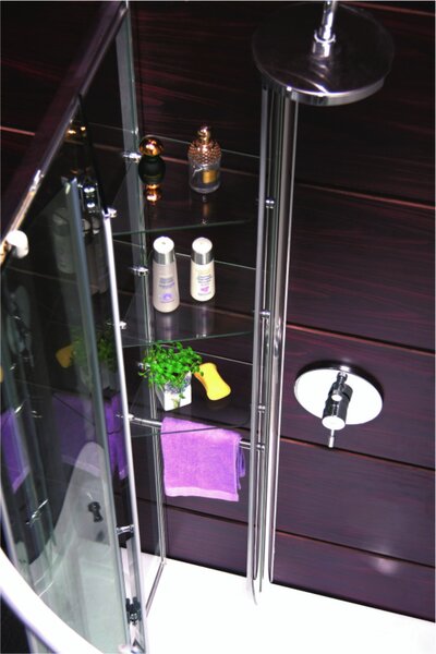 Душевое ограждение Grossman  GR-9120L Classic 120*80*185 с ПОДДОНОМ двери раздвижные