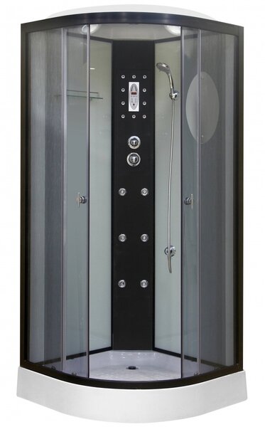 Душевая кабина Niagara NG-1901-01 (900х900х2200) низкий поддон (16см) стекло ТОНИРОВАННОЕ