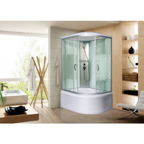 Душевая кабина МОНОМАХ 110/80/44 С МЗ L 1100*800*2100 асимметричная