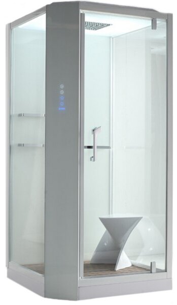 Душевая кабина Orans OLS-SR89101S, white R с функцией турецкая баня