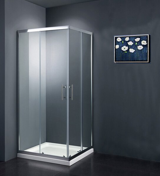 Душевое ограждение  Black & White S102 90х90
