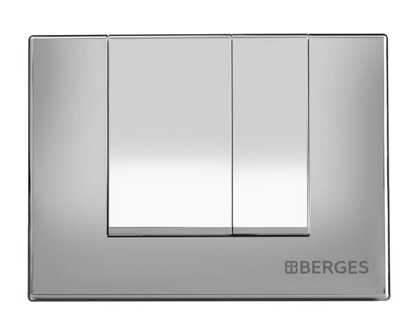 Комплект BERGES для монтажа  подвесного унитаза: инсталляция NOVUM525, кнопка S3 хром глянец, унитаз EGO Rimless, сидение дюропласт  Toma Slim SO, микролифт, быстросьем