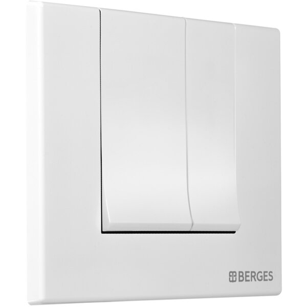 Кнопка BERGES для инсталляции NOVUM S4 белый матовый