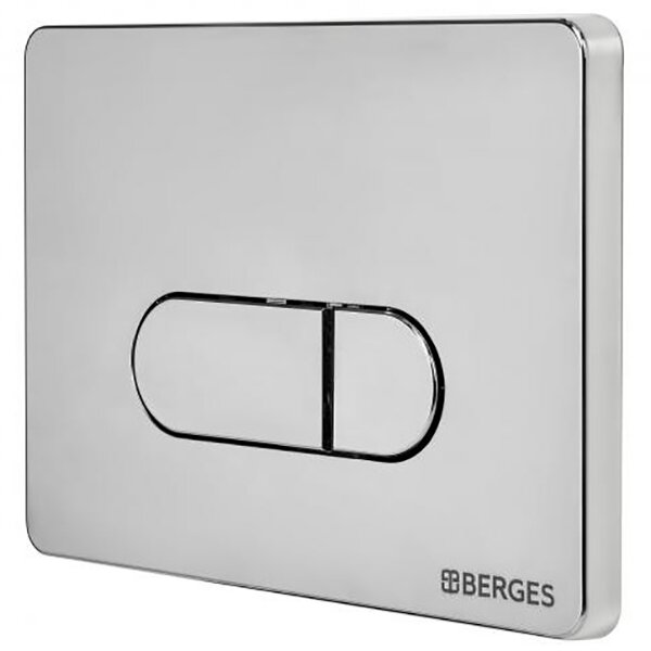 Кнопка BERGES для инсталляции NOVUM  D3 хром