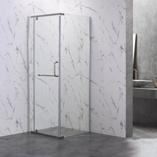 Душевой угол Veconi Rovigo RV-18, 900x900x2000, хром, стекло прозрачное