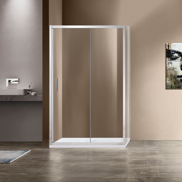 Душевой уголок Vincea Garda VSR-1G8016CL, 1600*800, хром, стекло прозрачное