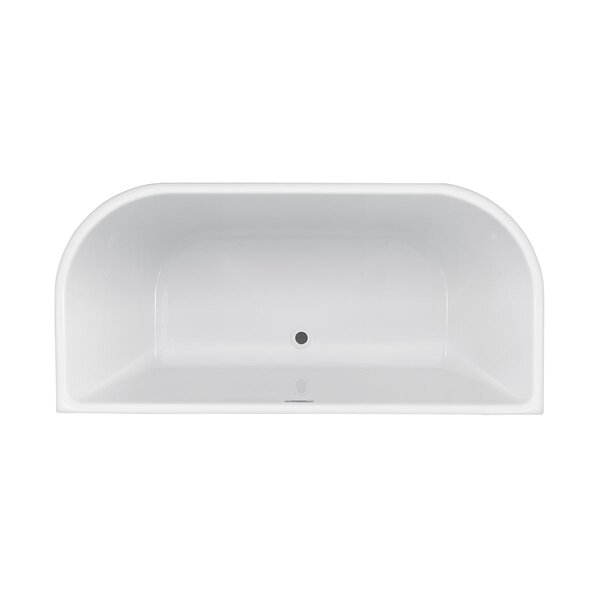 Ванна акриловая Vincea VBT-221, 1700*800*580, цвет белый, слив-перелив в комплекте, хром