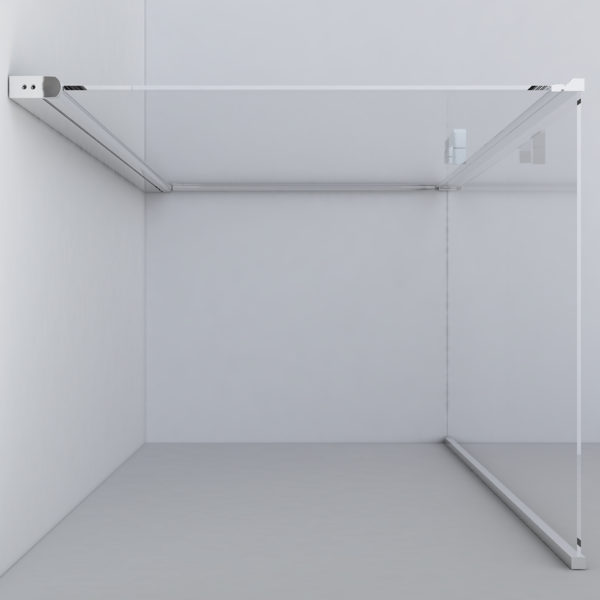Душевой уголок Vincea Orta VSR-1O8080CL, 800*800, хром, стекло прозрачное