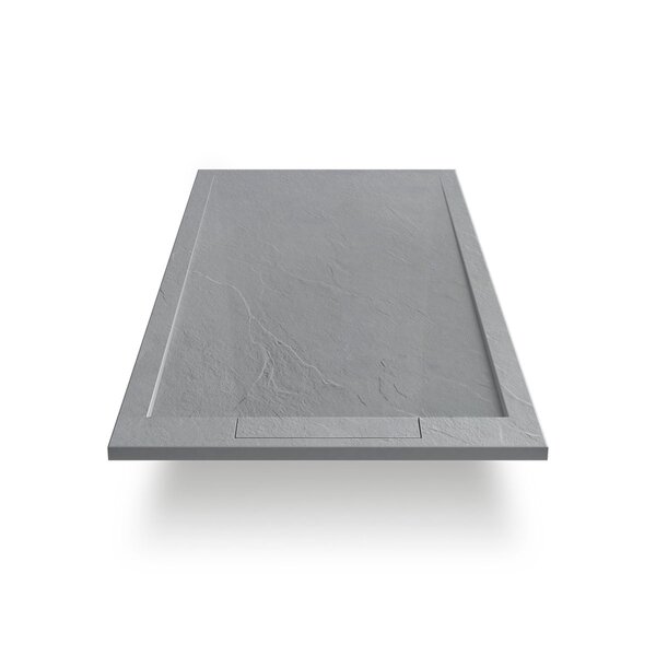 Поддон для душа из искусственного камня Vincea VST-4SRL8012G,1200*800*25, серый