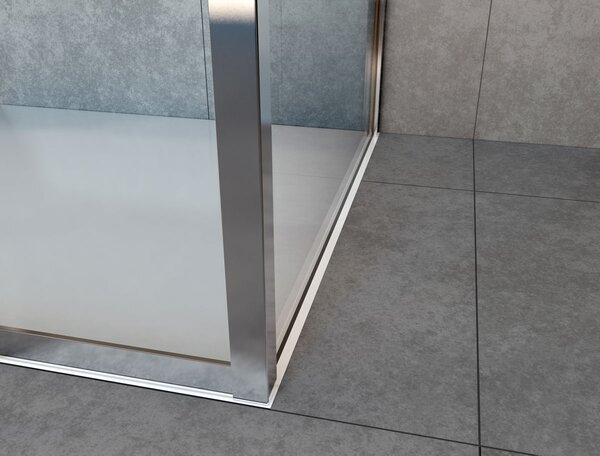 Душевой уголок Vincea Garda VSR-1G28018CH, 1800*800, хром, стекло шиншилла