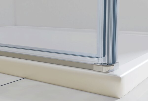 Душевой уголок Vincea Extra VSR-1E901090CGB, 900/1000*900, черный, стекло тонированное