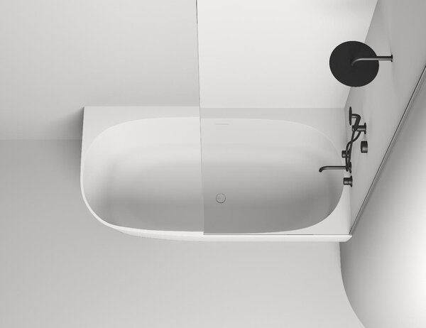Ванна пристенная угловая Salini SOFIA CORNER R 170x85 материал S-Sense  102514G покрытие Глянцевое