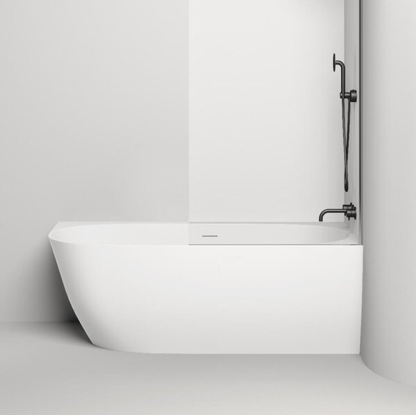 Ванна пристенная угловая Salini SOFIA CORNER R 170x85 материал S-Sense  102514G покрытие Глянцевое
