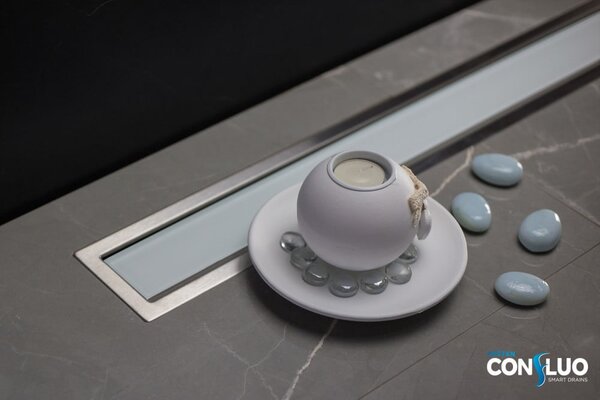 Душевой лоток Pestan Confluo Premium Line 850 White Glass