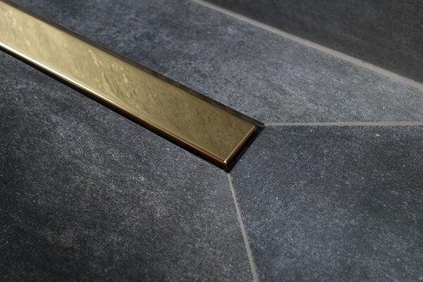 Душевой лоток Pestan Confluo Frameless Line 300 Gold
