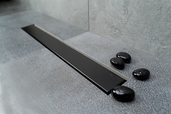 Душевой лоток Pestan Confluo Frameless Line 650 Black Matte