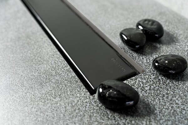 Душевой лоток Pestan Confluo Frameless Line 450 Black Matte