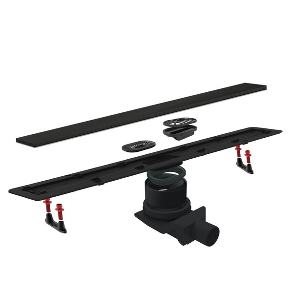 Душевой лоток Pestan Confluo Frameless Line 550 Black Matte