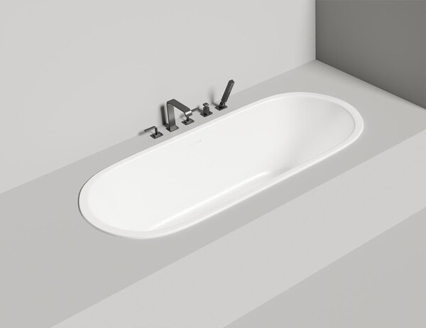 Ванна Salini ORNELLA AXIS KIT OVAL 180x80 материал S-Sense 103511M покрытие Матовое