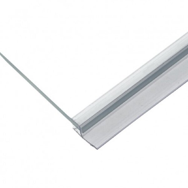 Силиконовый уплотнитель для душевой двери для стекла 10 мм NU2-10 длина 2,2 метра