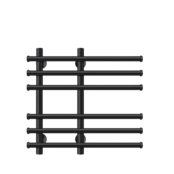 Полотенцесушитель Secado Турин 3 60/20/60, электрический L, ЧЕРНЫЙ МАТОВЫЙ