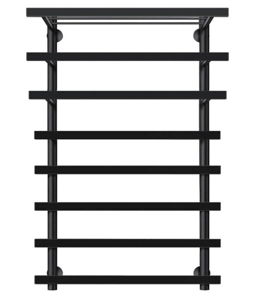 Полотенцесушитель Secado Понтида 7 СП 100/60/70, электрический L, ЧЕРНЫЙ МАТОВЫЙ
