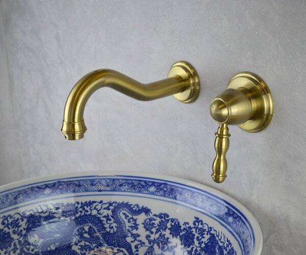 Смеситель Bronze de Luxe TIFFANY настенный для раковины 1920BR