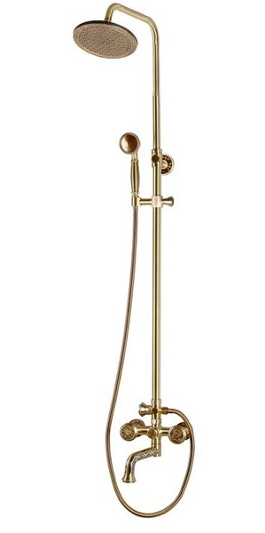 Душевая система Bronze de Luxe Royal (10см) излив, 