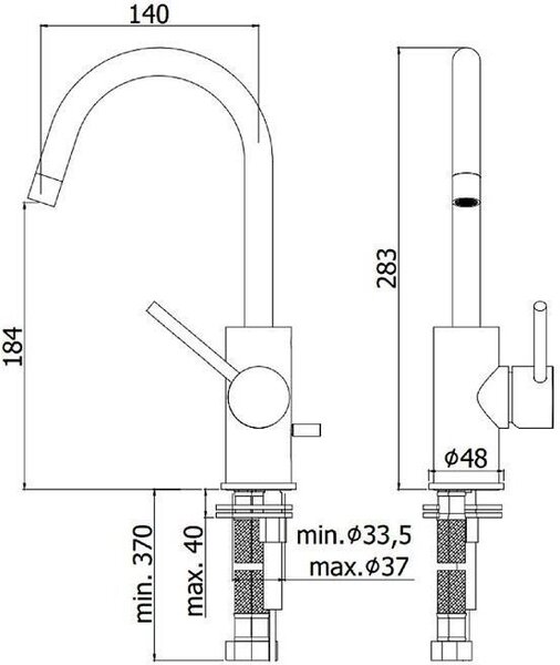 Смеситель для раковины Paffoni Light LIG078NO