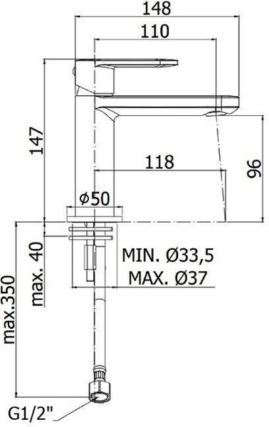 Смеситель для раковины Paffoni Candy CA071CR