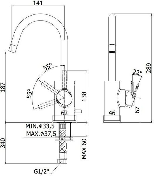 Смеситель для раковины Paffoni Berry BR078CR
