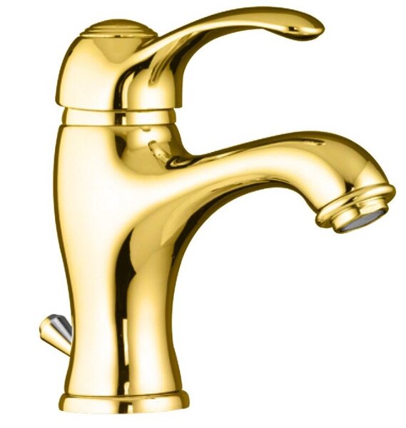 Смеситель для раковины Webert Aurora AU830102010, золото