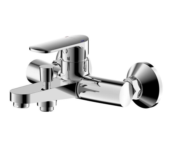 Смеситель для ванны короткий излив Bravat Louise (F6191183CP-01-RUS)