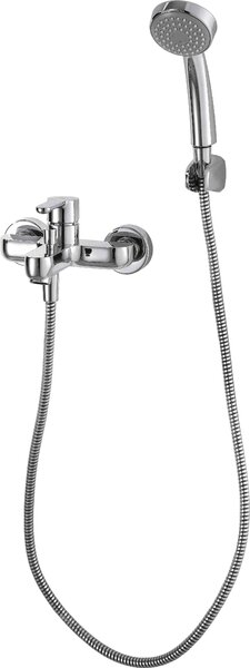 Смеситель для ванны с коротким изливом с аксессуарами Bravat Stream (F63783C-B)