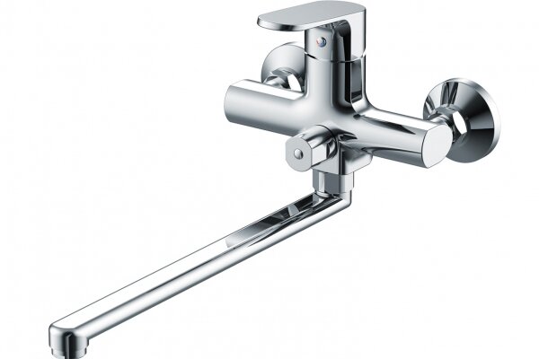 Смеситель для ванны c длинным изливом Bravat Pure (F6105161C-01A)