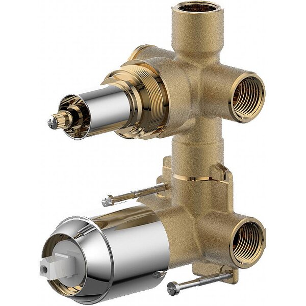 Скрытая часть для смесителя Bravat Built-in D982CP-B-ENG Хром