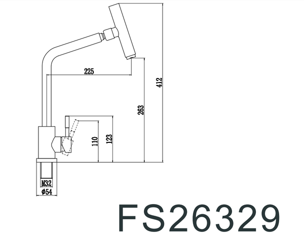 Смеситель для кухонной мойки Fmark (FS26329)