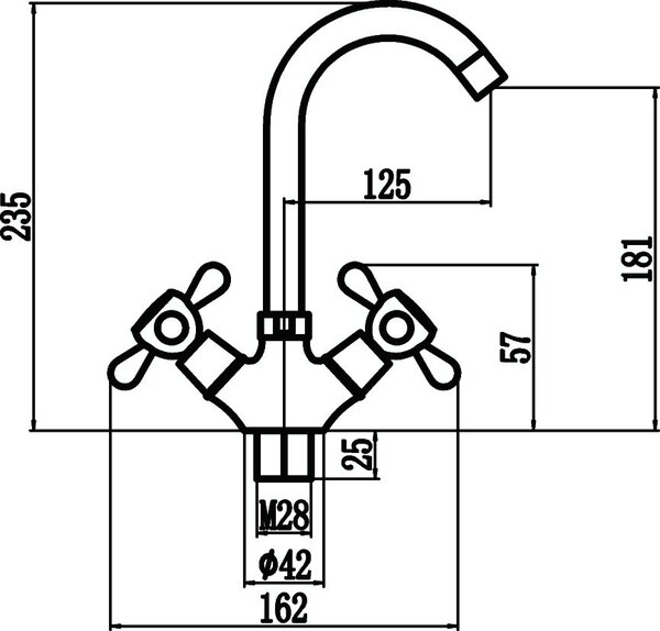 Смеситель для раковины Fmark (FM4719)