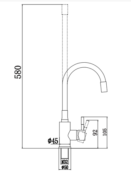 Смеситель для кухонной мойки Fmark (FS26729-04)