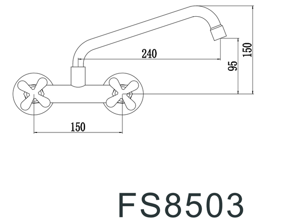 Смеситель для кухонной мойки Fmark (FS8503)